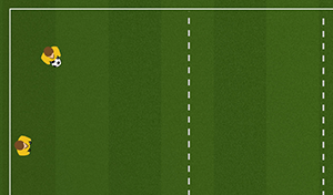 Keep Away In 2 Grids - Tactical Boards Soccer