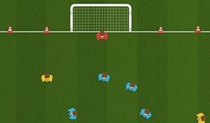 5 vs 4 Attacking - Tactical Boards Soccer