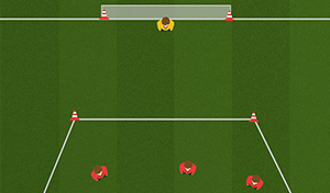 3 vs 3 Breakaway - Tactical Boards Soccer