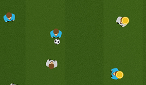 4 vs 3 with Designated Attacker - Tactical Boards Soccer