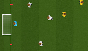 Four Goal Game - Tactical Boards Soccer