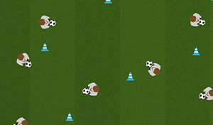 Warm Up 9 - Tactical Boards Soccer