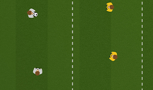 Zone Keep Away 2 - Tactical Boards Soccer