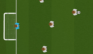 3 vs 3 Plus Wallers Attacking - Tactical Boards Soccer