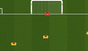 Attackers vs Defenders 5 - Tactical Boards Soccer