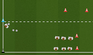 Control High Pass 1 - Tactical Boards Soccer