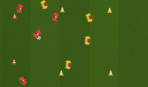 4 Box Game - Tactical Boards Soccer