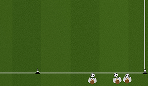 First Pass 2 vs 2 - Tactical Boards Soccer