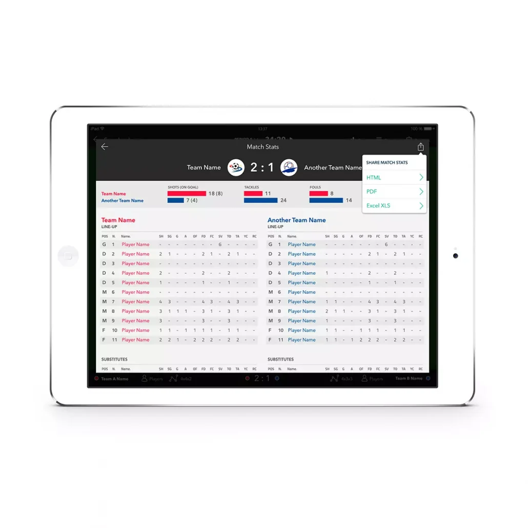 Easily share info with your players, other coaches and parents