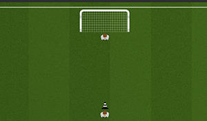 Combination Play with Cross - Tactical Boards Soccer